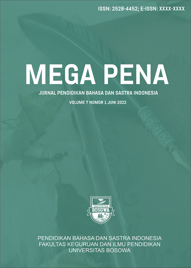 Home | MEGA PENA: JURNAL PENDIDIKAN BAHASA DAN SASTRA INDONESIA